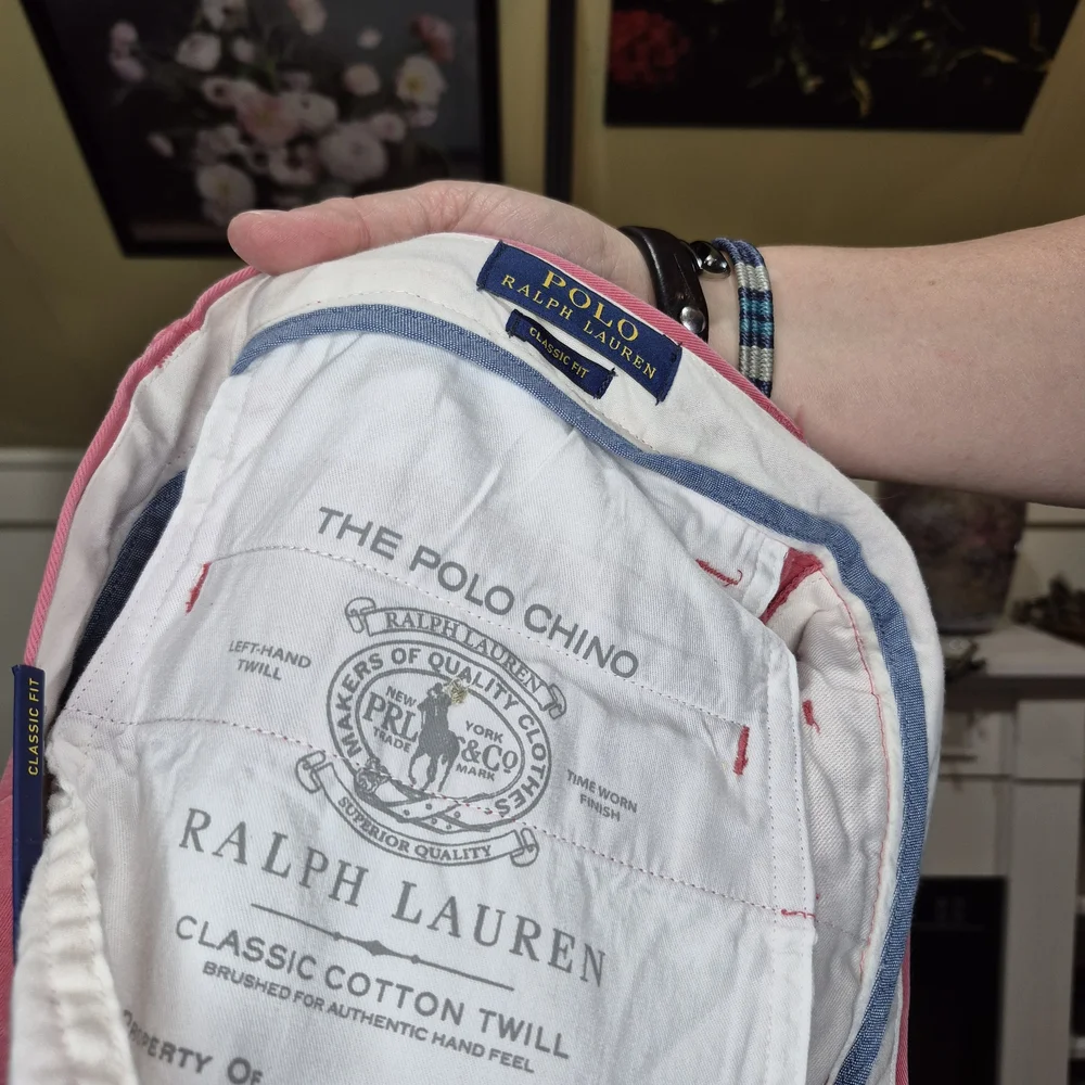 Ralph Lauren Men's Chinos in Vibrant Pink 32x30. 1213/1687 - Picture 6 of 6